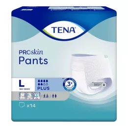 TENA PANTS plus L kertakäyttöiset housut, 14 kpl