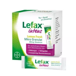 LEFAX intens Lemon Fresh Micro Granul.250 mg Sim., 50 kpl