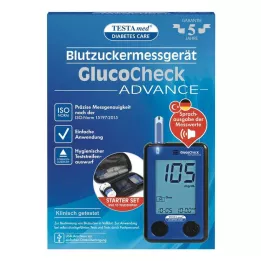 TESTAMED GlucoCheck Advance Star.-Kit mg/dl mmol/l, 1 kpl