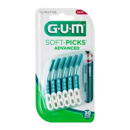 GUM Pehmeät poimet kehittynyt suuri, 30 kpl