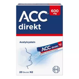 ACC suora 600 mg jauhe oraaliseen käyttöön pussissa, 20 kpl
