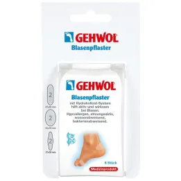 Gehwol läpipainolaastarit lajitelma, 6 kpl