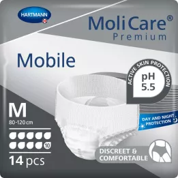 MOLICARE Premium Mobile 10 tippaa koko M, 14 kpl