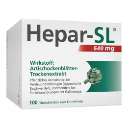 HEPAR-SL 640 mg kalvopäällysteiset tabletit, 100 kpl