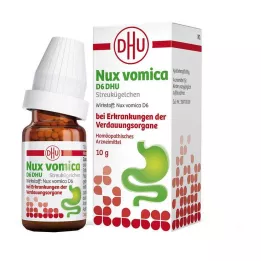 NUX VOMICA D 6 DHU Glob.ruoansulatuskanavan sairauksiin, 10 g