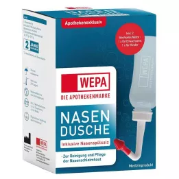 WEPA Nenäsuihku, 10 x 2,95 g nenän huuhtelusuolaa, 1 P