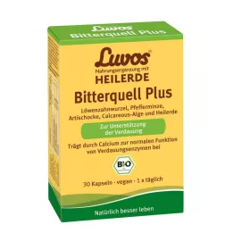 LUVOS Healing Earth Bio Bitterquell Plus Capsules, 30 kpl