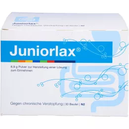 JUNIORLAX Jauhe käyttövalmiiksi saattamiseen tai oraaliliuos, 30 x 6,9 g