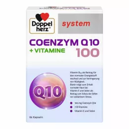 DOPPELHERZ Koentsyymi Q10 100+Vitamiinisysteemikapselit, 60 kpl