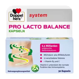 DOPPELHERZ Pro Lacto Balance järjestelmäkapselit, 30 kpl