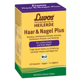 LUVOS Healing Clay Organic Hair &amp; Nail Plus kapselit, 60 kpl