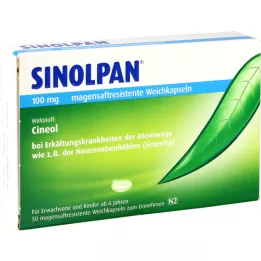SINOLPAN 100 mg mahalaukun resistenttejä pehmeitä kapseleita, 50 kpl