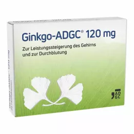 GINKGO ADGC 120 mg kalvopäällysteiset tabletit, 20 kpl