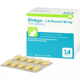 GINKGO-1A Pharma 80 mg Film -päällystetyt tabletit, 120 kpl