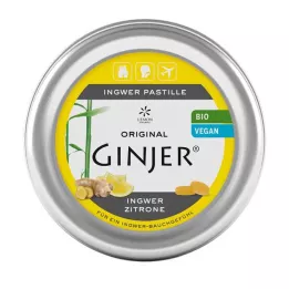 INGWER GINJER Pastillit luomu sitruuna, 40 g
