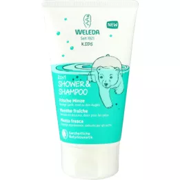 WELEDA Kids 2in1 -suihku &amp; Shampoo Fresh Mint, 150 ml