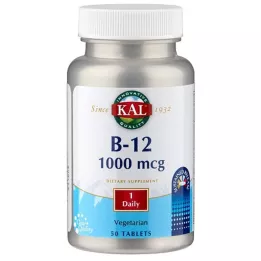 VITAMIN B12 1000 µg tabletit, 50 kpl