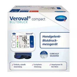 VEROVAL kompakti ranneverenpainemittari, 1 kpl