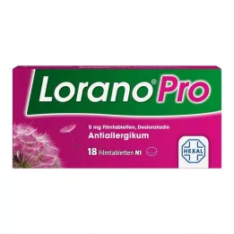 LORANOPRO 5 mg kalvopäällysteiset tabletit, 18 kpl