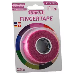 FINGERTAPE lateksiton BUDDYCARE MED pinkki, 1 kpl