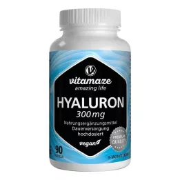 HYALURONSÄURE 300 mg suuriannoksiset vegaanikapselit, 90 kpl