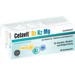 CEFAVIT D3 K2 mg 2 000, ts. Hart Capsules, 60 kpl