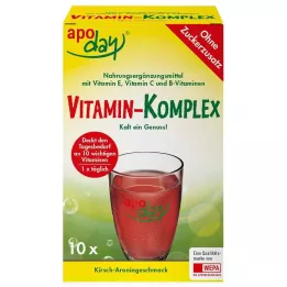 Apoday vitamiinikompleksi kirsikka aronia sokeriton jauhe, 10x5 g