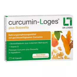 CURCUMIN-LOGES plus Boswellia-kapselit, 60 kpl