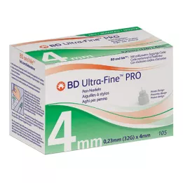 BD ULTRA-FINE PRO Kynäneulat 4 mm 32 G 0,23 mm, 105 kpl
