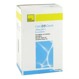 CALCI D3-Denk 1 000 mg/880 I.E. poretabletit, 120 kpl