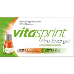 VITASPRINT Pro-energiajuomapullot, 8 kpl