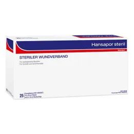Hansapor steriili haavasidos 10x20 cm (25 kpl)