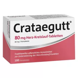 CRATAEGUTT 80 mg sydän- ja verisuonitabletit, 100 kpl