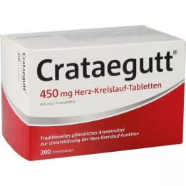 CRATAEGUTT 450 mg sydän- ja verisuonitabletteja, 200 kpl