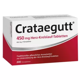 CRATAEGUTT 450 mg sydän- ja verisuonitabletit, 200 kpl