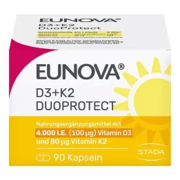 EUNOVA DuoProtect D3+K2 4000 IU/80 μg kapselit, 90 kpl