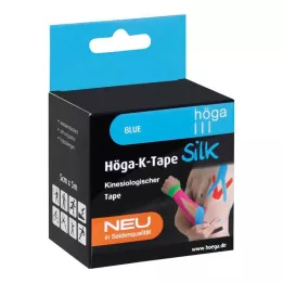 HÖGA-K-TAPE Silkki 5 cmx5 m l.fr.sininen kinesioli.Teippi, 1 kpl
