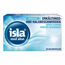 ISLA MED akuutit pastillit, 20 kpl