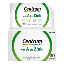 CENTRUM A-sinkkitabletit, 30 kpl