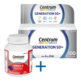 CENTRUM Sukupolvi 50+ tabletit, 100 kpl