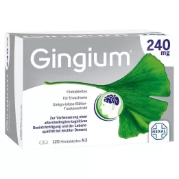 GINGIUM 240 mg kalvopäällysteiset tabletit, 120 kpl