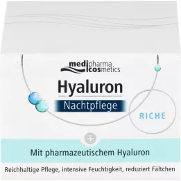 HYALURON NACHTPFLEGE rikas kerma purkissa, 50 ml
