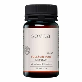 Sovita foolihappo plus kapselit, 180 kpl
