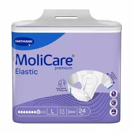 MOLICARE Premium Elastic Slip 8 Drops Koko L, 24 kpl