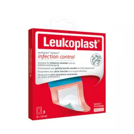 LEUKOPLAST Leukomed sorbakti Steril 8x10 cm, 3 kpl