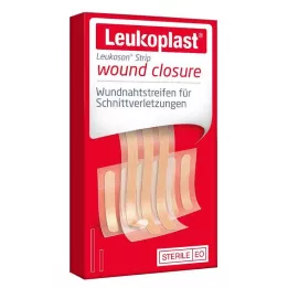 LEUKOPLAST Leukosan Strip steriili 6x38 mm/6x75 mm, 9 kpl