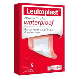 LEUKOPLAST Leukomed t Plus steriili 5x7,2 cm, 5 kpl