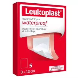 LEUKOPLAST Leukomed t Plus Steril 8x10 cm, 5 kpl