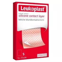 LEUKOPLAST Kutisellikosketus Steril 5x7,5 cm, 5 kpl