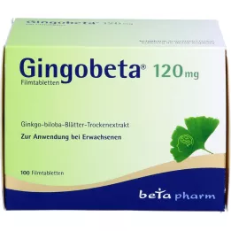 GINGOBETA 120 mg kalvopäällystetyt tabletit, 100 kpl
